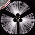 Kinjoek 150 tips clear nail swatches sticks front view