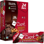 NuGo Dark Chocolate Pretzel and Sea Salt, 12g Protein Bar, Vegan, Gluten Free, Non-GMO, Kosher Pareve, 24 Count - Image 1