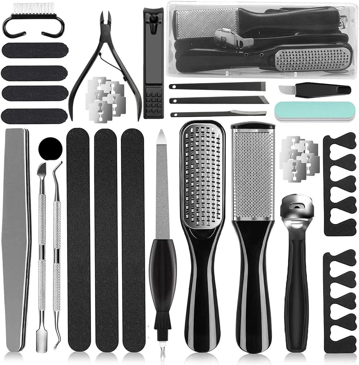 Ekocsio 36 in 1 professional pedicure kit front view