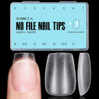 TOMICCA extra short coffin nail tips in 450pcs box for professional extension manicure