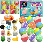 Lisotera bath bombs for kids front view showing the colourful gift box package
