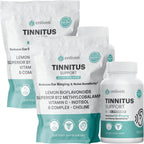 Lipo Flavonoid Enliven Tinnitus Relief Pills front view showing 180 caplets packaging