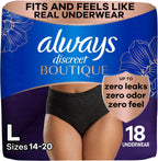 Always Discreet Boutique incontinence underwear front view