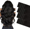 GOO GOO Invisi Edge Tape In Hair Extensions packaging front view showing premium human hair