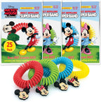 Superband Classic Disney mosquito repellent wristbands 25 pack front view