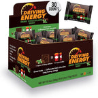 ZenEvo Driving Energy Dark Chocolate Mint front box view showing 30 count pack.