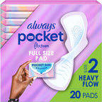 Always Pocket Flexfoam Pads Size 2 Heavy front view of packaging