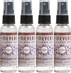 MRS. MEYER'S CLEAN DAY Antibacterial Hand Sanitizer Spray, Travel Size, Removes 99.9% of Bacteria, Lavender, 2 oz - Pack of 4 - Image 1