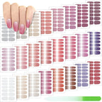 Maitys 336 pieces gel nail polish strips set front view
