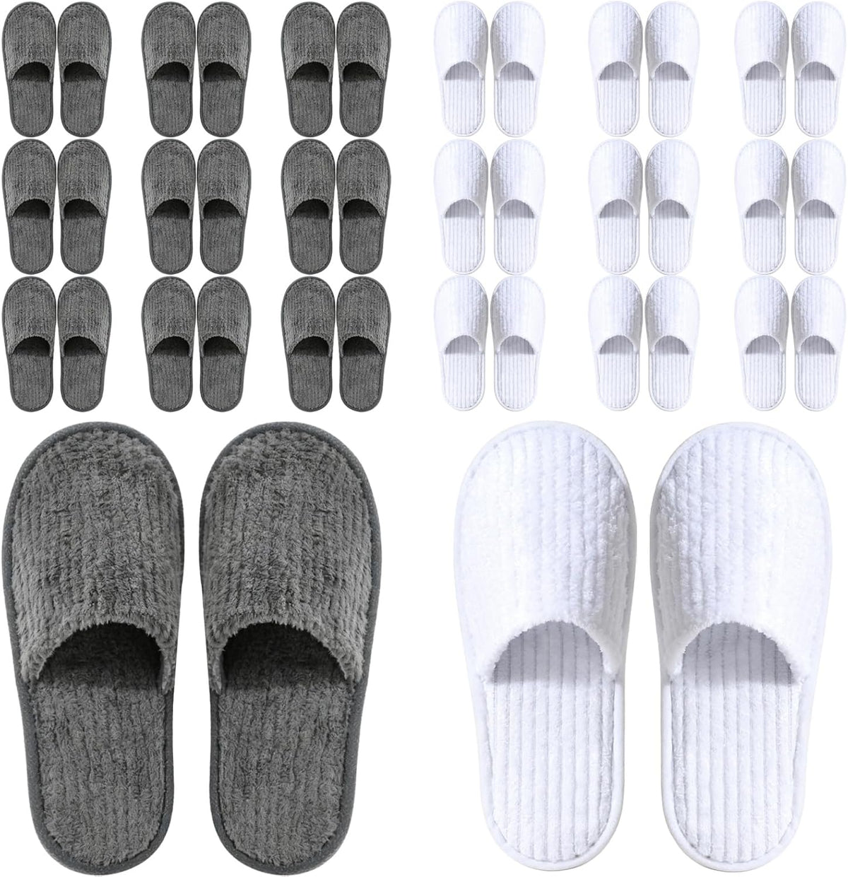 Tinsky disposable non-slip guest slippers front view