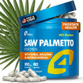 4Well Products Saw Palmetto Arjuna Complex 60 capsules front view showing the product label.