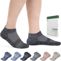 Bulinlulu Diabetic Socks 6 pairs pack front view for neuropathy support.