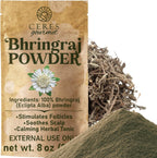 Ceres Gourmet Bhringraj Powder front view 100% pure Eclipta Alba for hair growth
