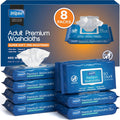 Inspire Adult Wet Wipes 8 pack front view