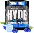 ProSupps Mr. Hyde Max Pump Blue Razz front view stim-free pre-workout