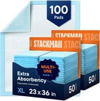Stack Man Chucks Pads 100 pack front view packaging