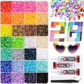 Belleboost 34000 pieces resin rhinestones kit front view with storage box