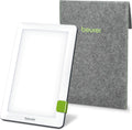 Beurer TL30 Portable Daylight Lamp front view showing bright white LED light panel.