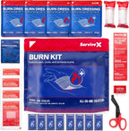 SurviveX Burn Dressing Kit front view professional first aid packaging