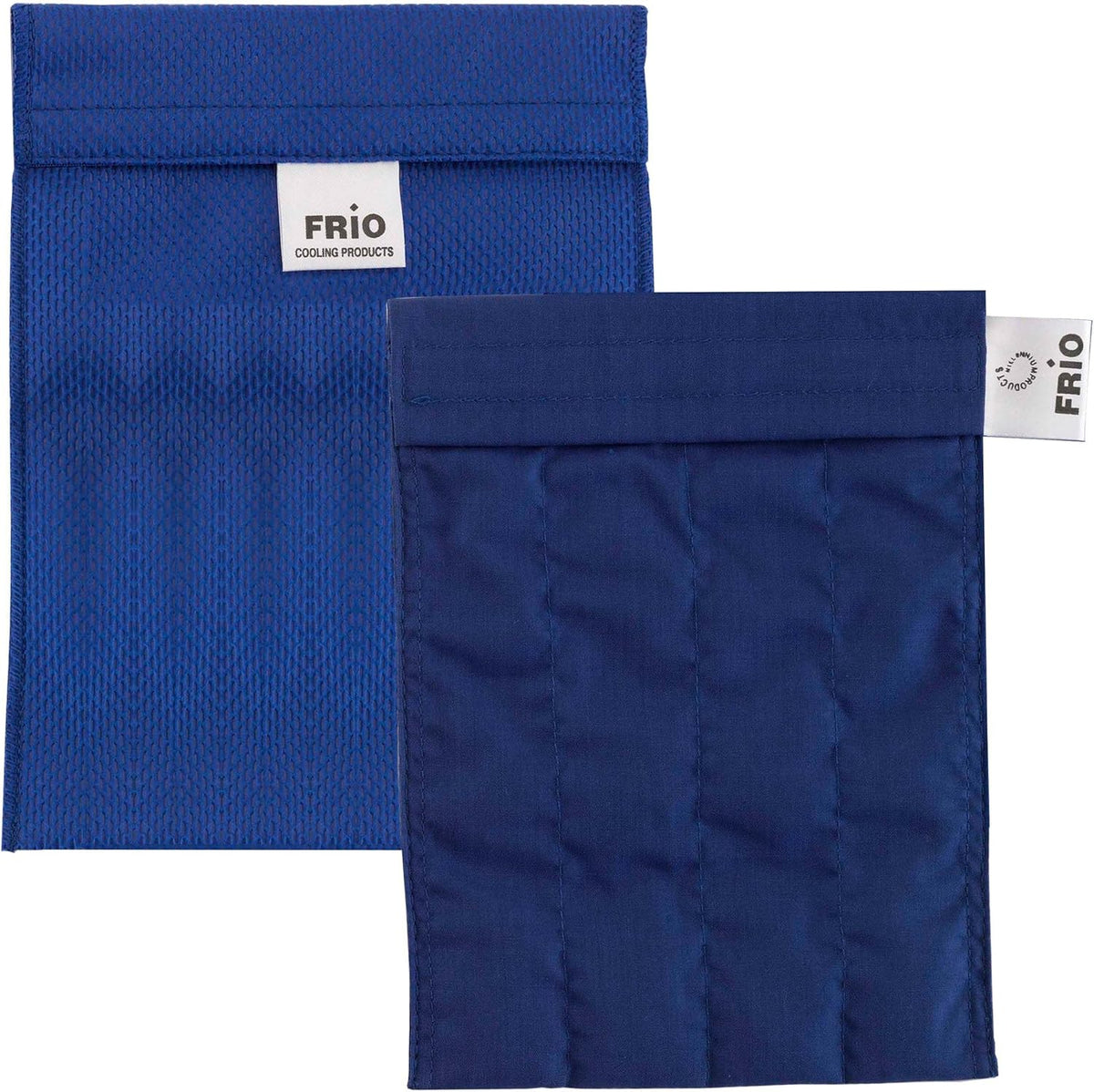 FRIO Large Insulin Cooling Travel Wallet front view showing authentic blue poly-cotton pouch