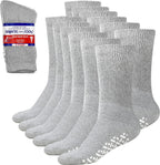 Debra Weitzner Non-Binding Diabetic Socks front view showing grey cotton texture.