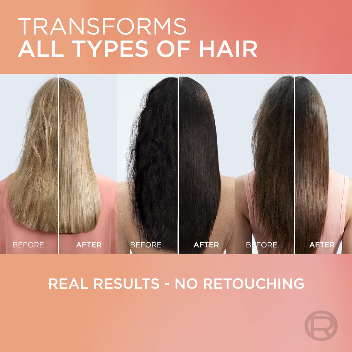 L'Oreal Dream Lengths real results on all hair types, no retouching