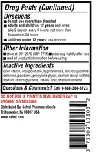 Authentic USA imported Safrel headache relief value pack for Indian customers.