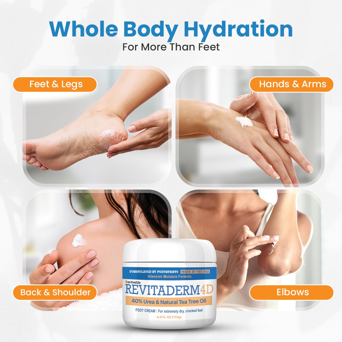 Activelife Revitaderm 4D physician formula package being unboxed showcasing authentic imported product components