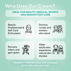 Lavinso five point three ounce foot moisturizing cream for men and women