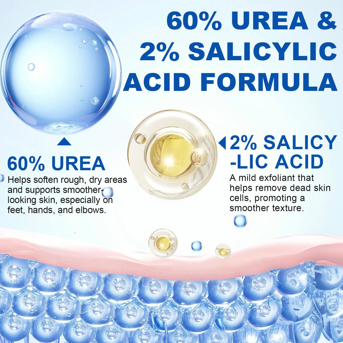 Urea foot care balm stick twisted open demonstrating the solid formula texture.