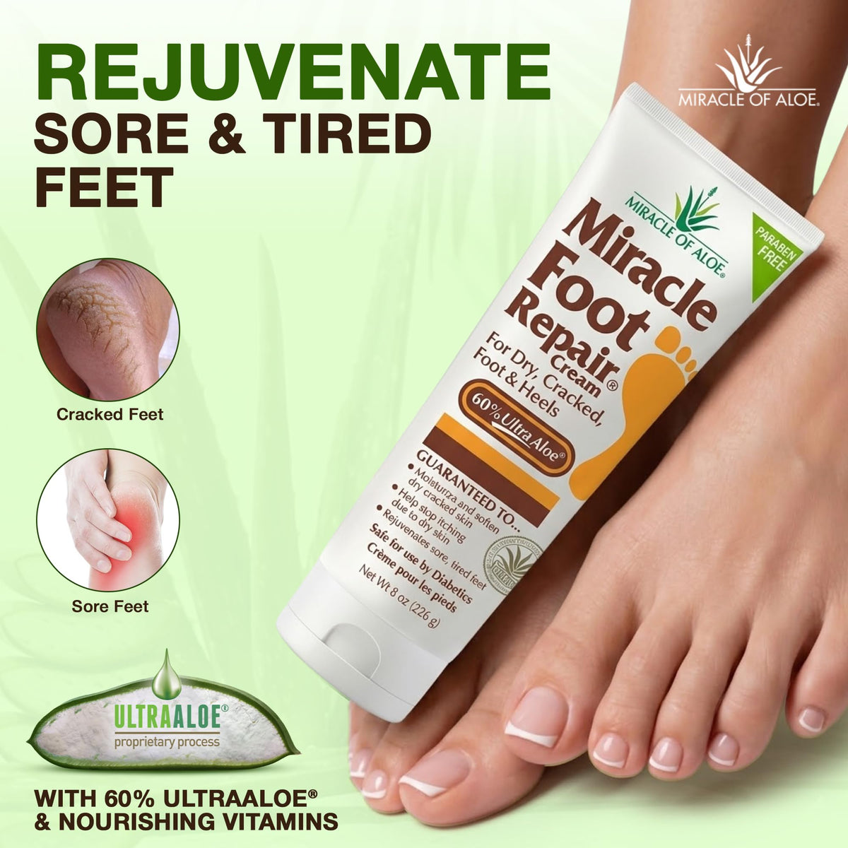 Miracle of Aloe travel size one ounce hand repair tube