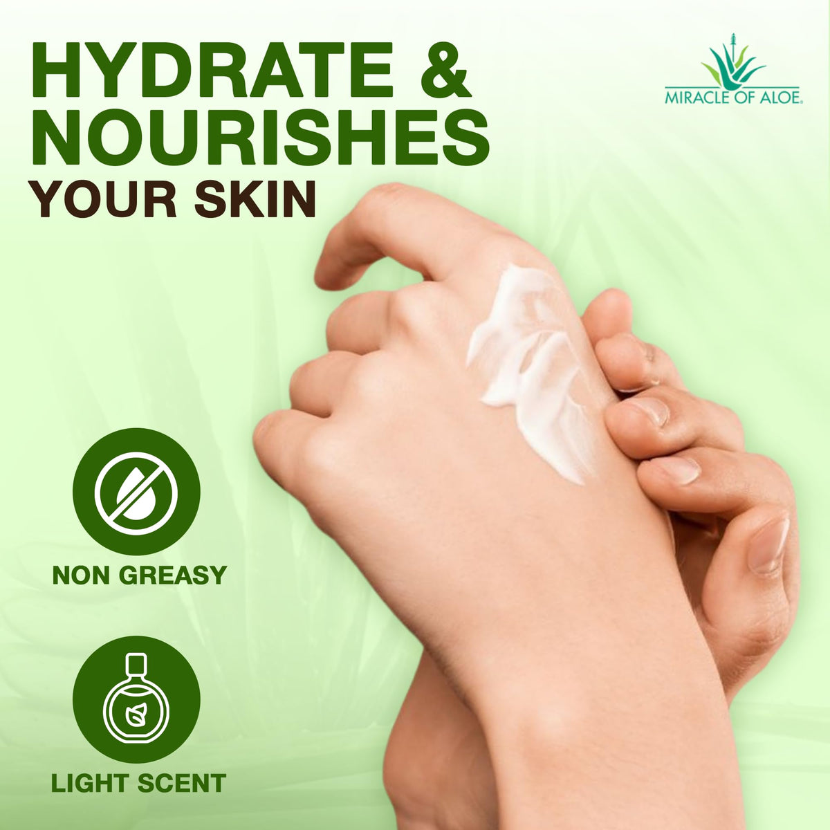Miracle of Aloe packaging showing sixty percent pure ultraaloe