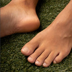 Comparison of extra large bootie size versus standard foot masks