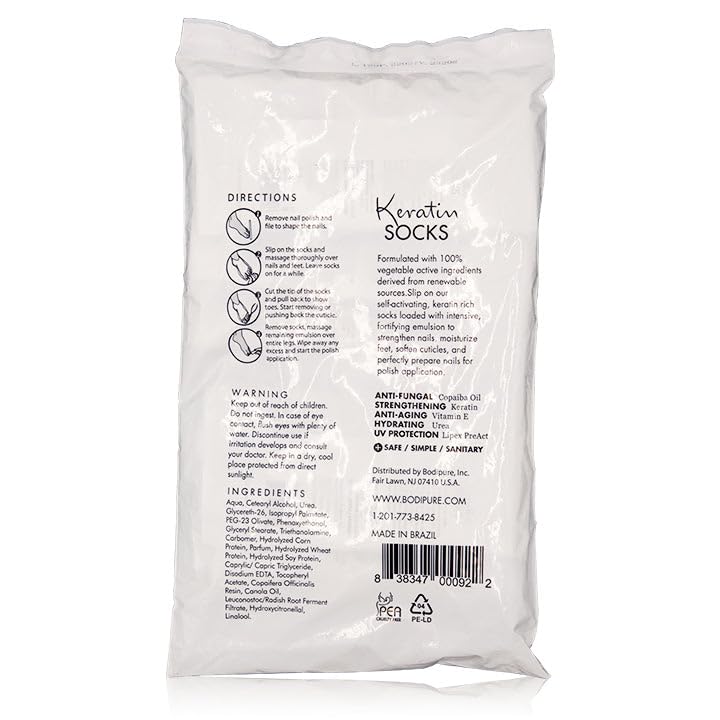 USA imported Bodipure foot mask socks for premium personal care in India.