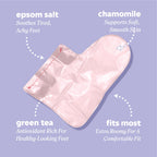 Six pair pack of Onyx Brands foot recovery masks designed to relieve sore feet