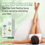 Smooth and hydrated feet display after using the moisturizing botanical exfoliator.