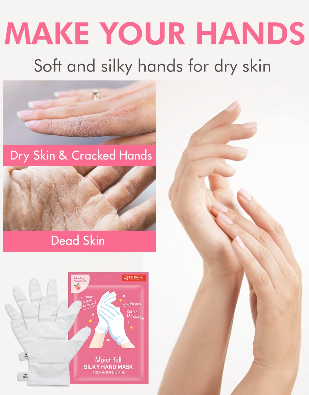 Authentic USA imported DERMAL skincare combo for cracked heels