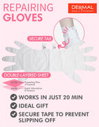 Moisturizing socks and gloves with Shea Butter for home spa use