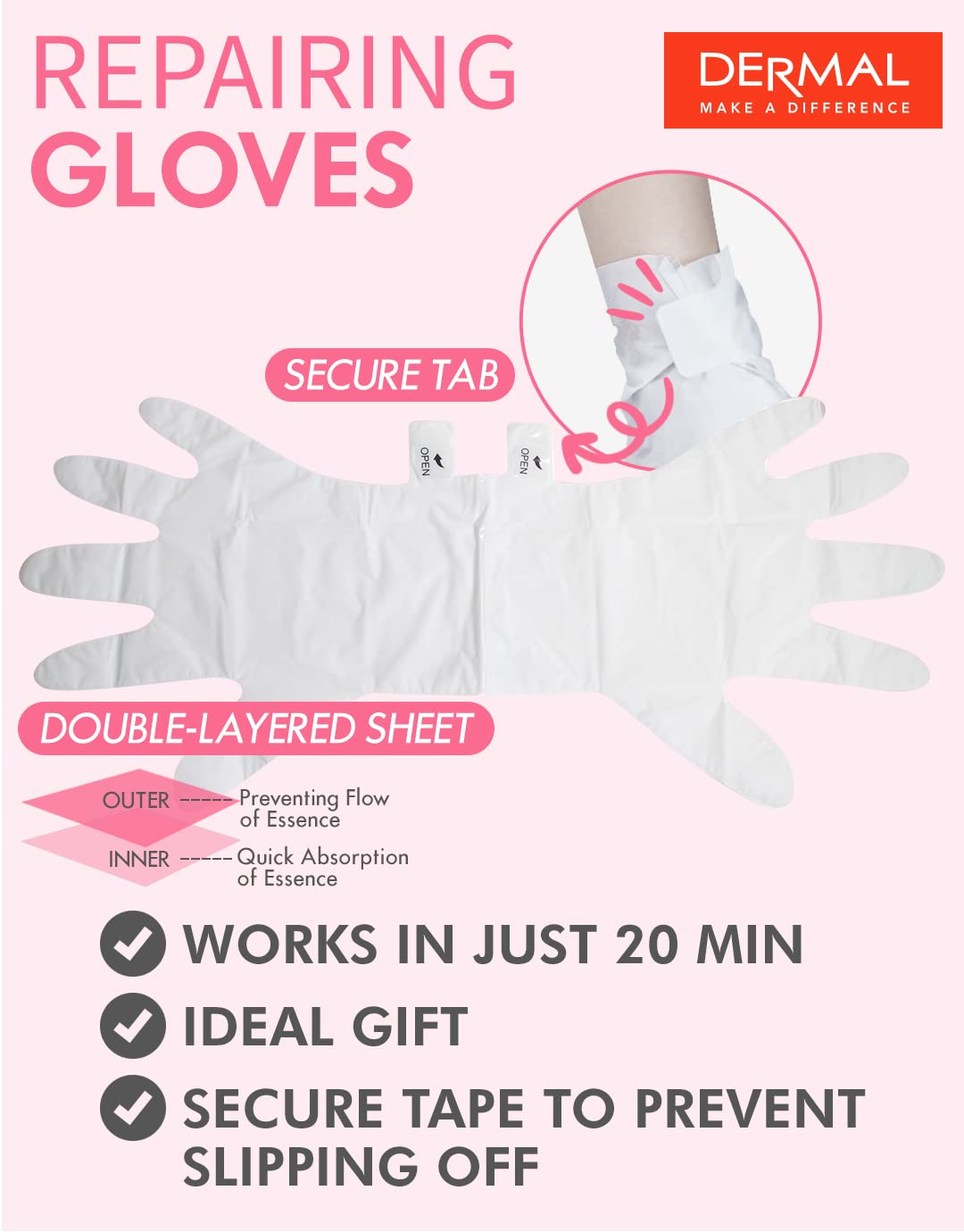 Moisturizing socks and gloves with Shea Butter for home spa use