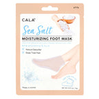 Texture of Cala foot mask serum infused with sea salt and shea butter.