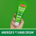 Back packaging labels of O'Keeffe's hand and foot cream tubes showing directions for application.