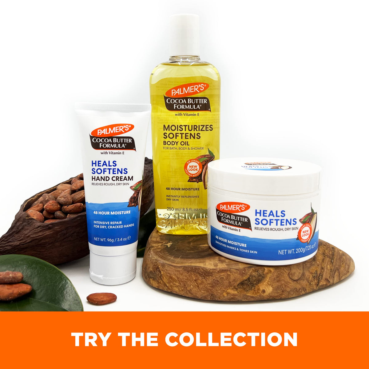 Close up view of the convenient flip top cap on the Palmer's Cocoa Butter Formula Tube