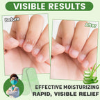 TEAWOO aloe vera finger protective adhesive patch dimensions and breathable material close up