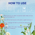 Using Rouse spa mask set for hands and feet at home
