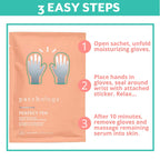 Patchology hand mask ingredients and benefits label details