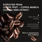 Texture and application of Jovati coffee hand exfoliating scrub