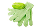 Full set of four Beauty By Earth body scrubbing mitts