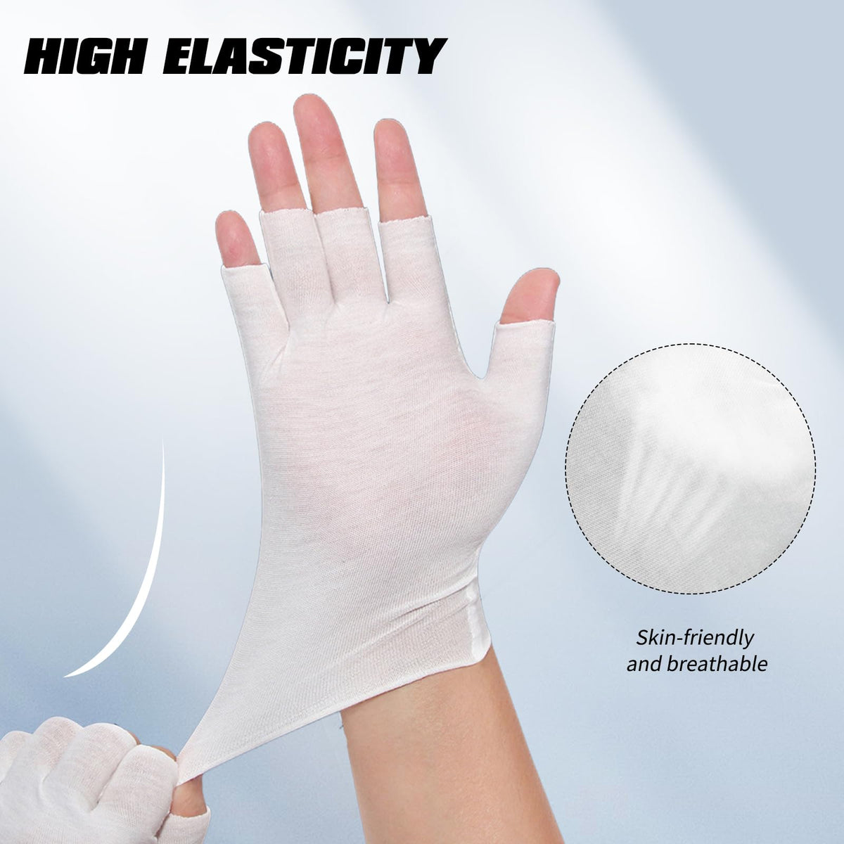 PKRFCJ cotton gloves for home hand spa treatment application