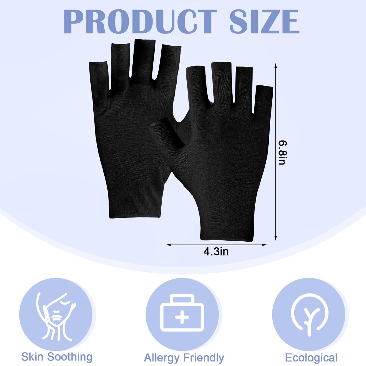 Geyoga cotton eczema gloves six pairs set packaging
