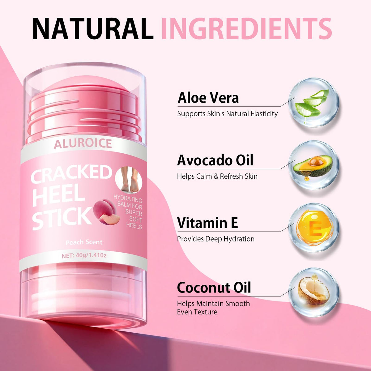 Pink moisturizing gel socks for pedicure